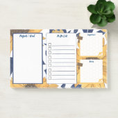 Post-it® To Do List Notes Original Fleur Tournesol ポストイット (オフィス)