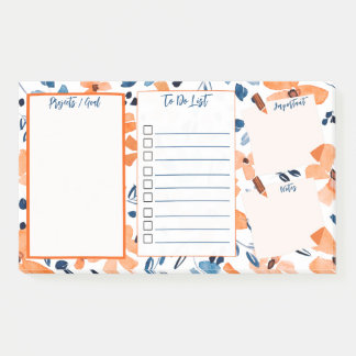 Post-it® To Do List Post-it®Original Floral  ポストイット