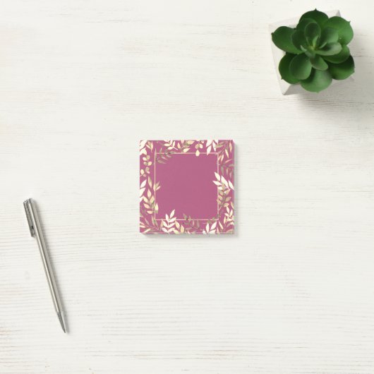 Post-it® Très beau motif de feuilles ポストイット (オフィス)