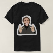 Post Malone sticker  Sticker Tシャツ (デザイン正面)
