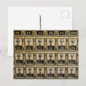 Post Officeコンビネーションロックボックスはがき ポストカード (正面/裏面)