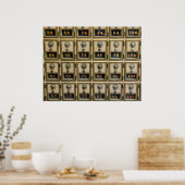 Post Officeコンビネーションロックボックスポスター ポスター (キッチン)