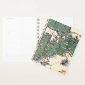 Post Officeワイヤレスステーションのマップ、素晴らしイギリス プランナー手帳 (ディスプレー)