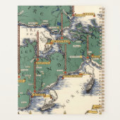 Post Officeワイヤレスステーションのマップ、素晴らしイギリス プランナー手帳 (裏面)