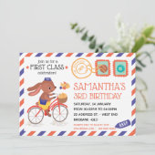 Post Office Birthday Partyへの招待 招待状 (スタンド正面)