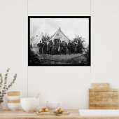 Post Office Headquarters in Falmouth, VA 1863 ポスター (キッチン)