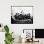 Post Office Headquarters in Falmouth, VA 1863 ポスター (ホームオフィス)