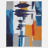 Post-Storm Wanderers – Abstract Figures フリースブランケット (正面)