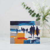 Post-Storm Wanderers – Abstract Figures ポストカード (スタンド正面)