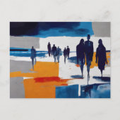 Post-Storm Wanderers – Abstract Figures ポストカード (正面)