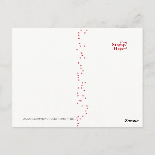 Postal Arbol de Navidad - Personalizable ポストカード (裏面)