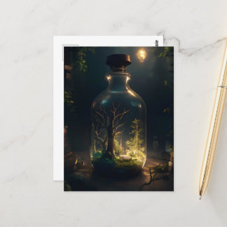 Postal Bosque enbotellado ポストカード