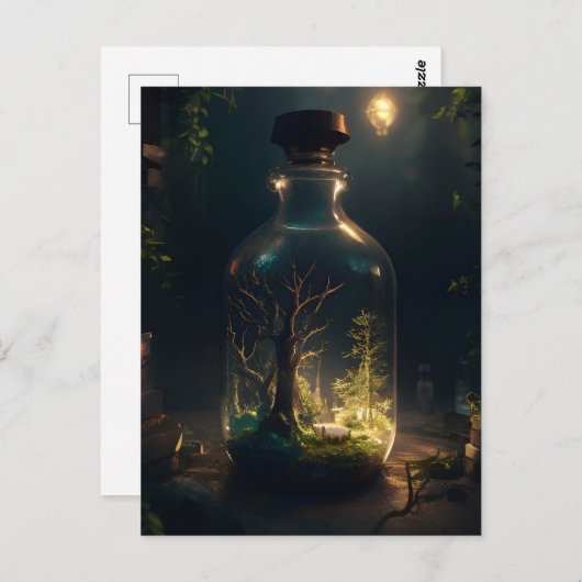 Postal Bosque enbotellado ポストカード (正面/裏面)