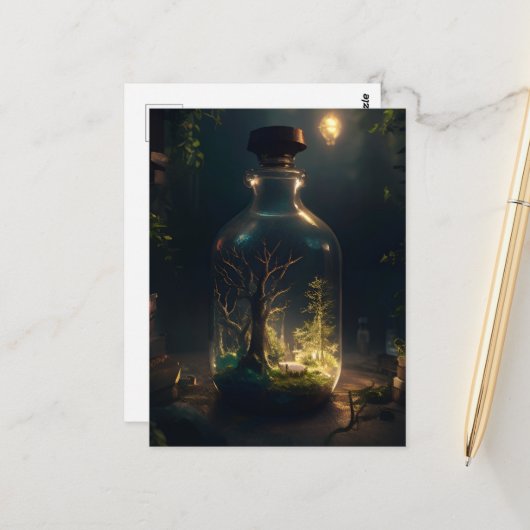 Postal Bosque enbotellado ポストカード (正面/裏面インサイチュ)