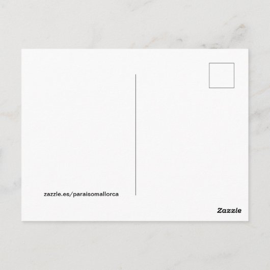 postal Cala Llombards en la isla de Mallorca ポストカード (裏面)