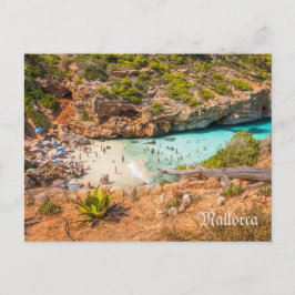 postal Cala Llombards en la isla de Mallorca ポストカード