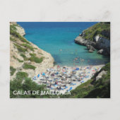 postal Calas de Mallorca ポストカード (正面)