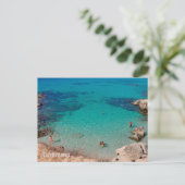 postal Caló des Mort en la isla de Formentera ポストカード (スタンド正面)