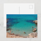 postal Caló des Mort en la isla de Formentera ポストカード (正面/裏面)