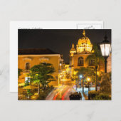Postal, Cartagena Nocturna，コロンビア ポストカード (正面/裏面)