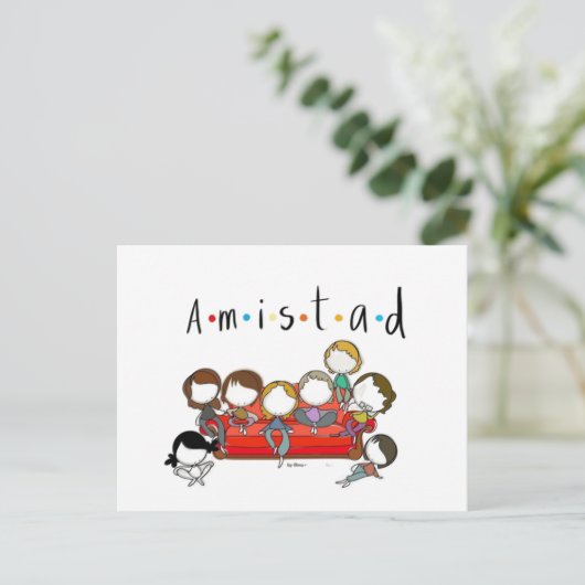 Postal de amistad para san valentin ポストカード (スタンド正面)