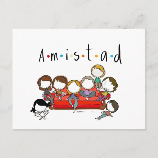 Postal de amistad para san valentin ポストカード (正面)