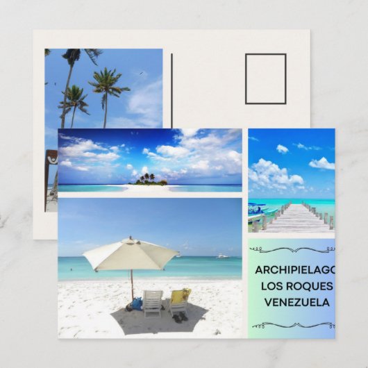 POSTAL DE ARCHIPIELAGO LOS ROQUES ポストカード (正面/裏面)