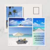 POSTAL DE ARCHIPIELAGO LOS ROQUES ポストカード (正面/裏面)