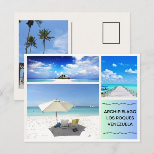 POSTAL DE ARCHIPIELAGO LOS ROQUES ポストカード (正面/裏面)