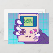 Postal de Game over Godzilla ポストカード (正面/裏面)