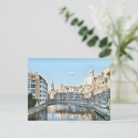 Postal de la ciudad de Girona. ポストカード (スタンド正面)