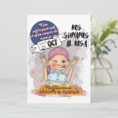 POSTAL DIA INTERNACIONAL CONTRA EL CANCER DE MAMA 招待状 (スタンド正面)