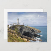 postal faro en Santander, Cantabria, España シーズンポストカード (正面/裏面)