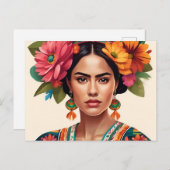 Postal festiva シーズンポストカード (正面/裏面)