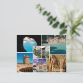 postal fotomontaje isla de Mallorca - Majorca ポストカード (スタンド正面)