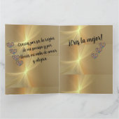 Postal gracias por ser la razon de mi sonrisa サンキューカード (内部)