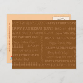 Postal - Happy Father's Day ポストカード