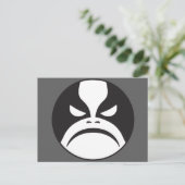 Postal Icono Metalizado negro ポストカード (スタンド正面)