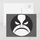 Postal Icono Metalizado negro ポストカード (正面/裏面)