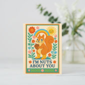 Postal I'm nuts about you Ardilla ポストカード (スタンド正面)