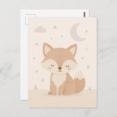 Postal infantil diseño zorrito nordico ポストカード (正面/裏面)