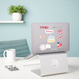 Postal Love Pen Pal Vinyl Stickers シール