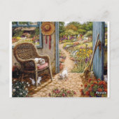 Postal macetas, flores y colores ポストカード (裏面)