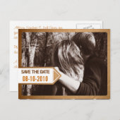 Postal Notice日付カードの保存 案内ポストカード (正面/裏面)