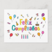postal para saludo de cumpleaños ポストカード (正面)