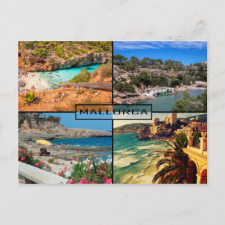 postal playas y calas de Mallorca - Majorca ポストカード