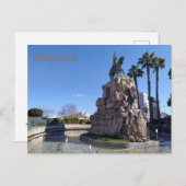 postal Plaza de España de Palma de Mallorca ポストカード (正面/裏面)
