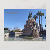 postal Plaza de España de Palma de Mallorca ポストカード (正面)