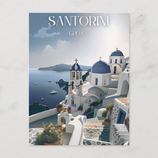 Postal Santorini, Santorini Postcard ポストカード