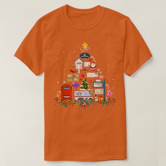 Postal Service Christmas Tree Ornament Tree Xmas 2 Tシャツ (デザイン正面)
